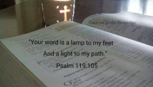 bible-with-cross-candle-psalm-119105
