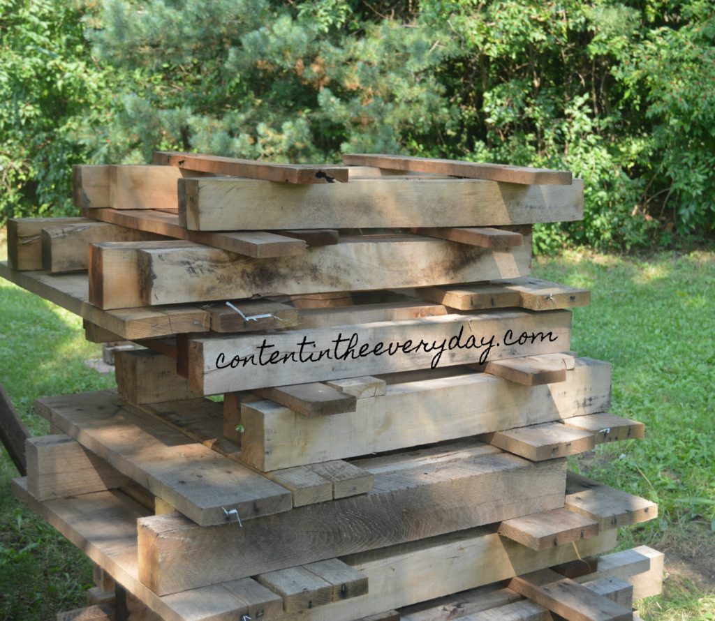 Stack of Skids