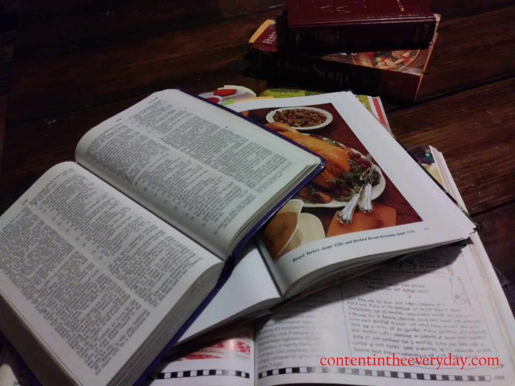 Cookbooks and Bible
