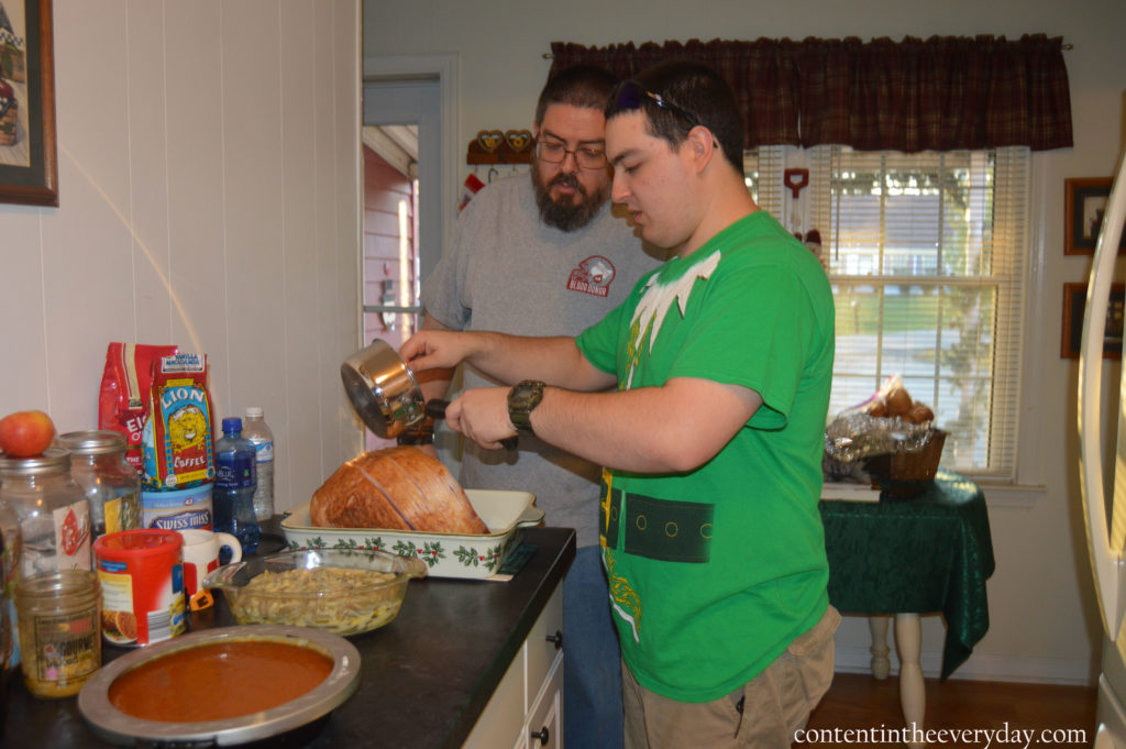 Glazing the Ham