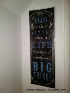 Little things are the Big things sign!_with name