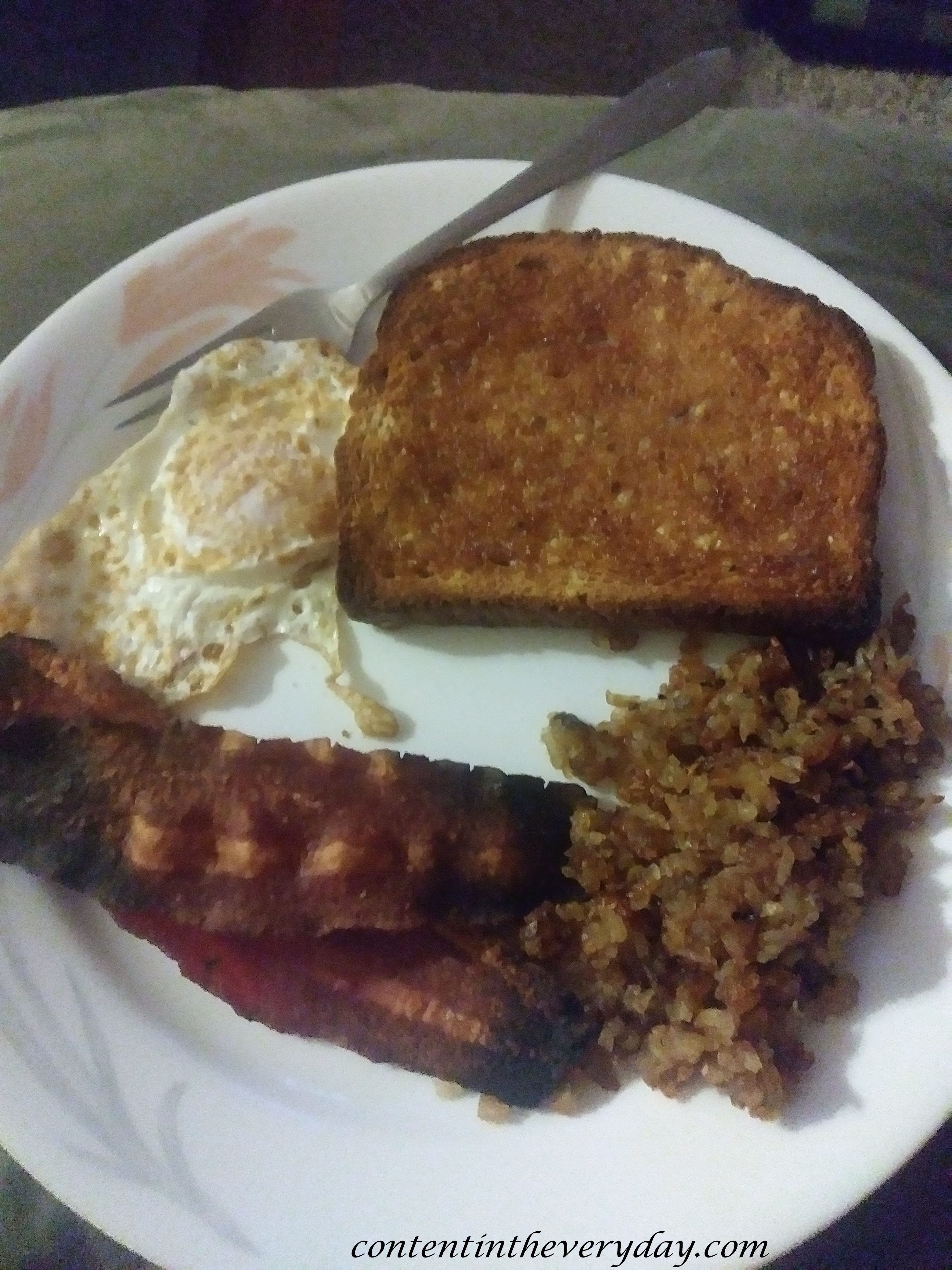 Breakfast with Farm fresh eggs_with blog URL