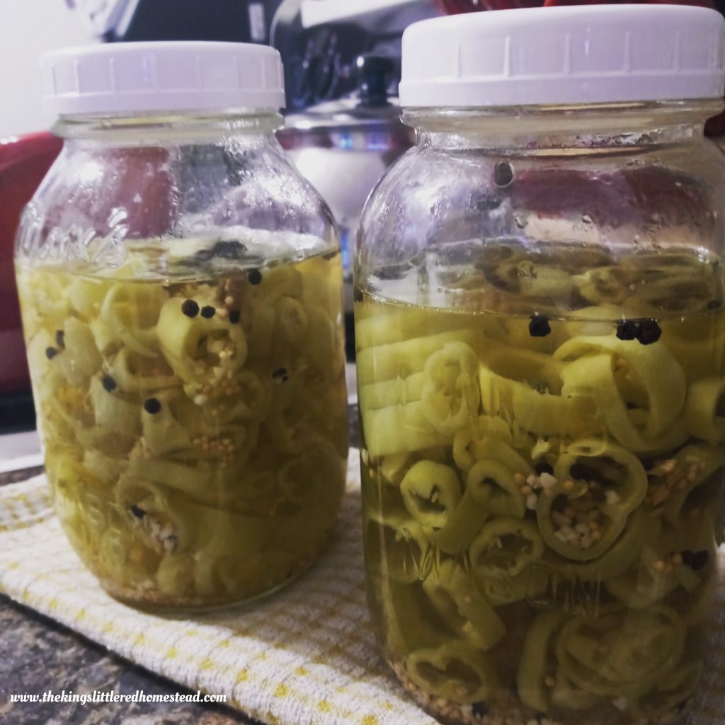 2 Quarts of pickled peppers